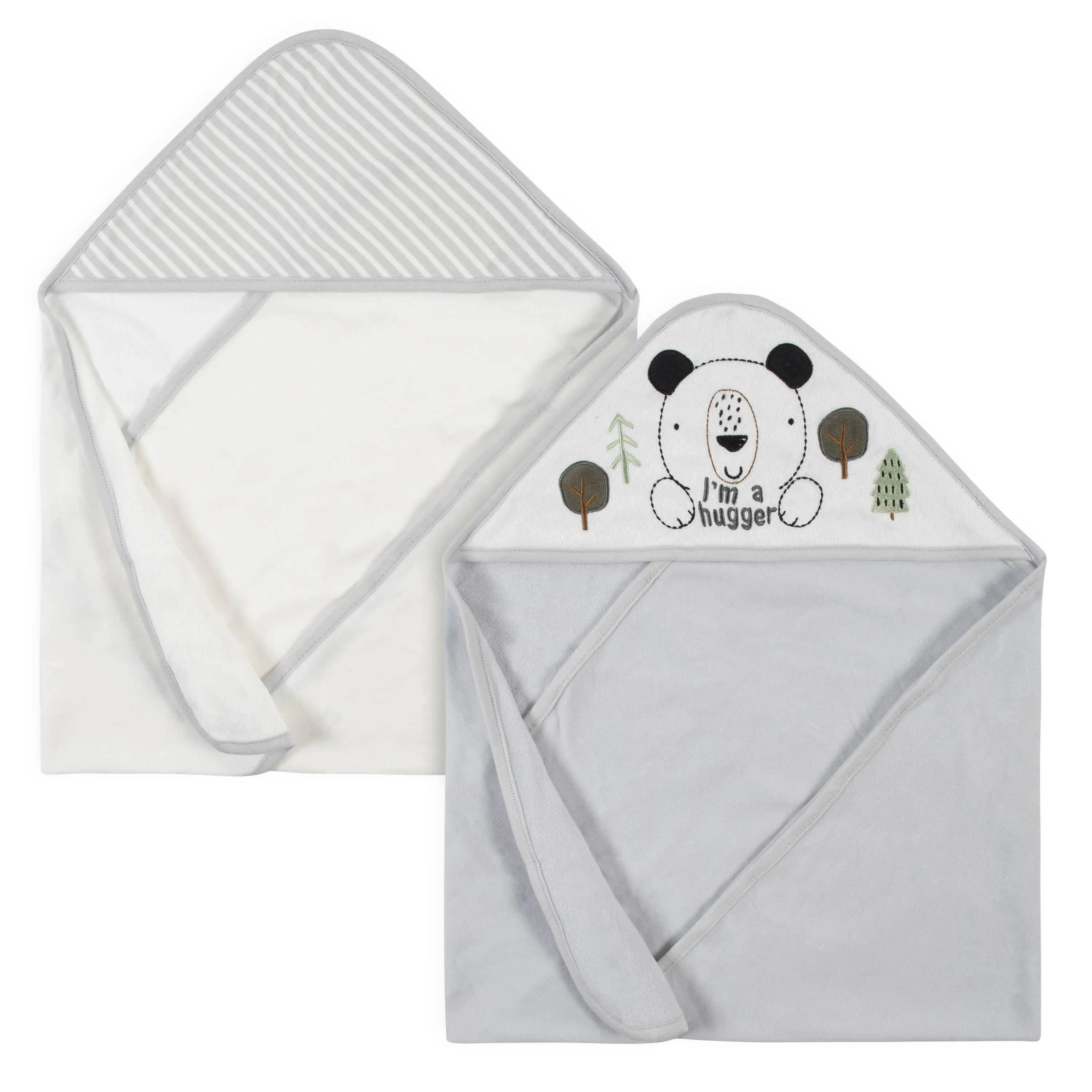 12-Piece Boys Bear Hooded Towel & Washcloth Set