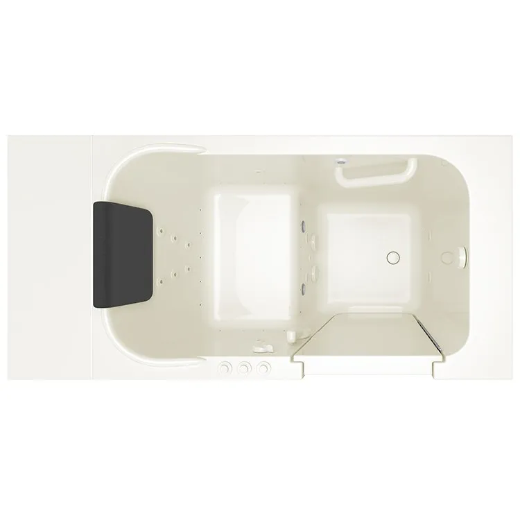 2848 Series 28"W x 48"L Gelcoat Walk-In Combination Bathtub with Right-Hand Drain