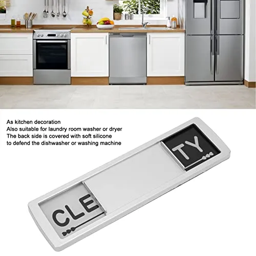 EXCLUZO Dishwasher Clean Dirty Sign, Dishwasher Magnet Clean Dirty Sign Lightweight for Home (B)