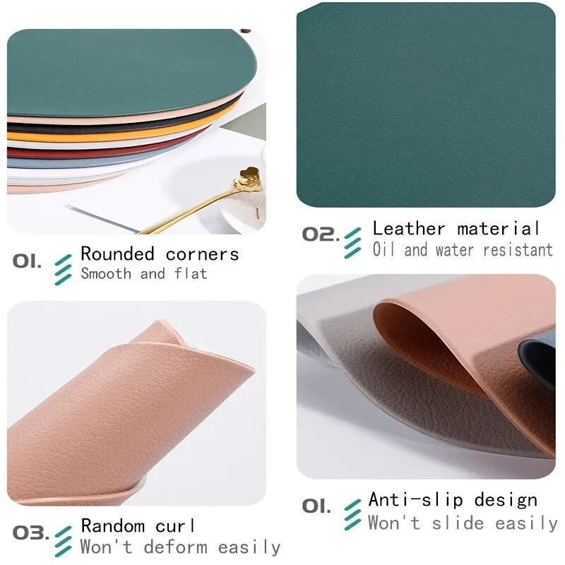 TEEK - Irregular Clean Color Placemats