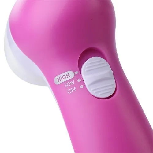 Tiny Deal 5-In-1 Smoothing Body Face Beauty Care Facial Massager